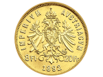 Zlati kovanec 8 florinov – Avstrija (8 Florin / 20 Francs) - slika 2