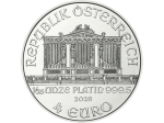 Platinasti kovanec Dunajski filharmoniki 1/25 unče