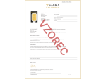 SAFRA ZLATI CERTIFIKAT se izdaja za Zlato palico 100 g – Argor-Heraeus - slika 2