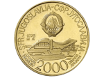 Zlati kovanec 2000 dinarjev – 8. Sredozemske igre (Jugoslavija)
