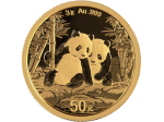 Zlati kovanec 3 g – Panda (Kitajska, 2026)