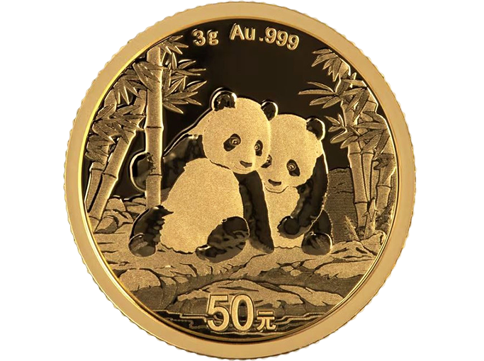 Zlati kovanec 3 g – Panda (Kitajska, 2026)-1 Zlati kovanec 3 g – Panda (Kitajska, 2026) - slika 1