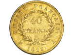 Zlati kovanec 40 Frankov – Napoleon III (Francija)