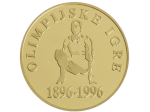Zlati kovanec – 100 let modernih olimpijskih iger (Slovenija, 1996)